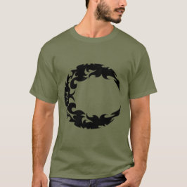 Bewitching Black Crescent Måne Silhouette T Shirt
