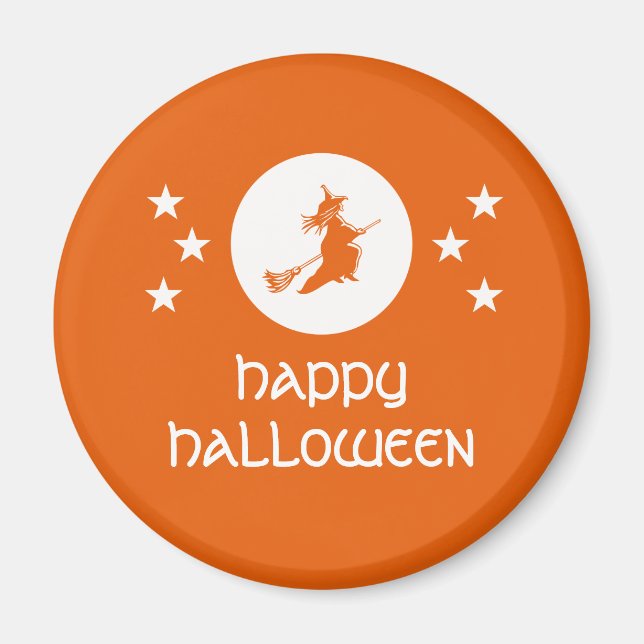 Bewitching Halloween Magnet, Orange Magnet (Framsidan)