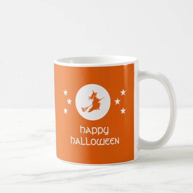 Bewitching Halloween Mugg, Orange Kaffemugg (Höger)