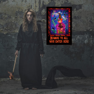 Bewitching Spooky Happy halloween Party Décor Poster