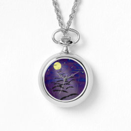 Bewitchningstid med Fullt Måne och Fladdermöss i G Armbandsur