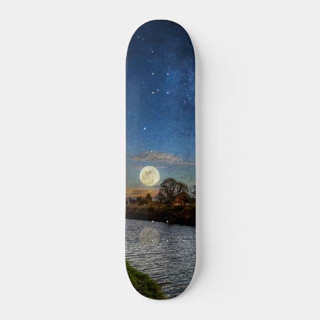 Bewl nattetid mini skateboard bräda 18,5 cm (Framsida)