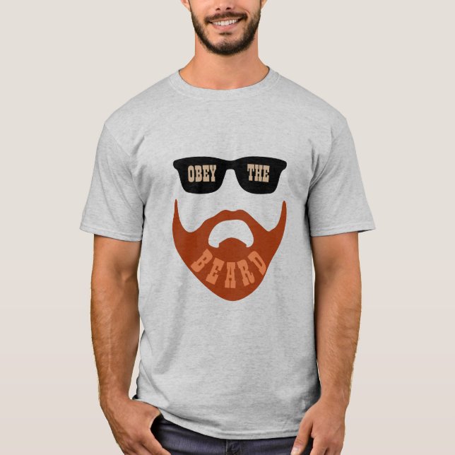 Bey the Beard (Red Beard Brown Ögon) Tröja (Framsida)