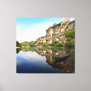 Beynac-et-Cazenac och Dordogne flodkanvastryck Canvastryck