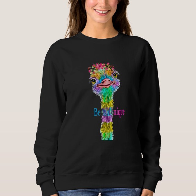 Beynique Ostrich T Shirt Bird Shirts Unik Ostr (Framsida)