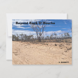 Beyond Back O'Bourke Vykort