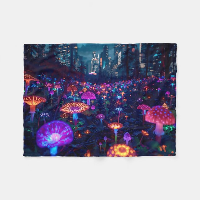 Beyond Glowfall Grove Fleecefilt (Framsidan (Horisontell))