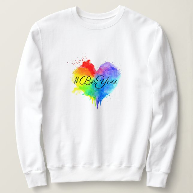 #BeYou Sweatshirt T Shirt (Design framsida)
