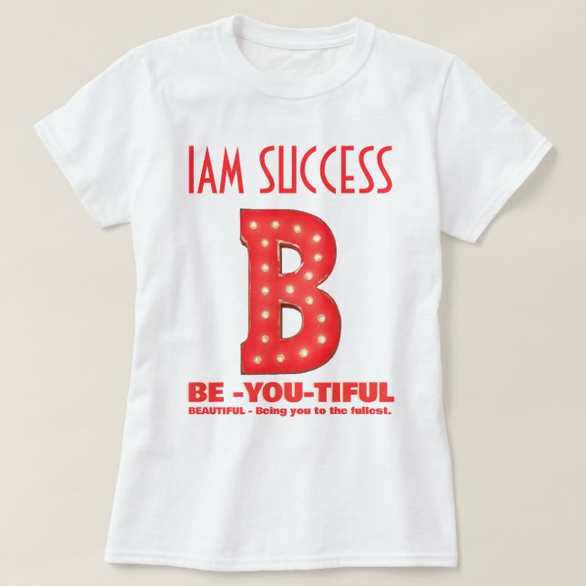 BEYOUTIFUL T SHIRT (Design framsida)