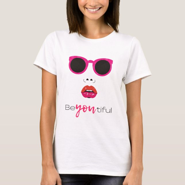 BeYoutiful TShirt T Shirt (Framsida)