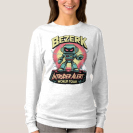 Bezerk Intruder Alert World Tour Retro Arkadspel T Shirt