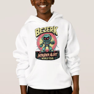 Bezerk Intruder Alert World Tour Retro Arkadspel T Shirt