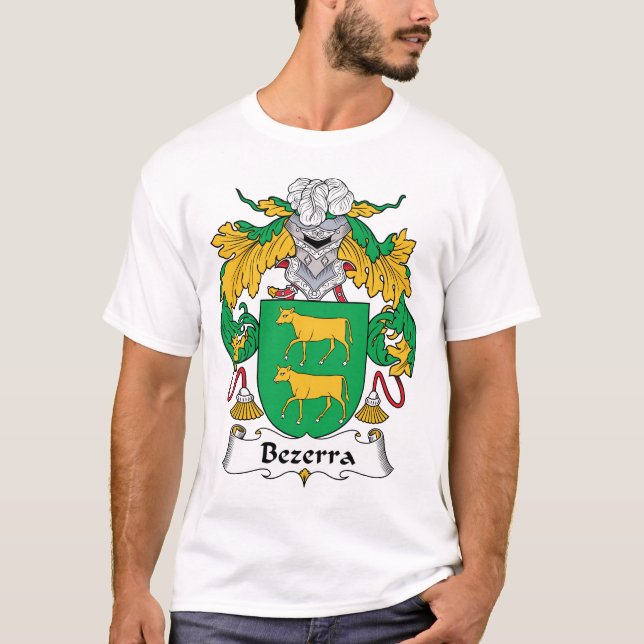 Bezerra familjvapensköld t shirt (Framsida)