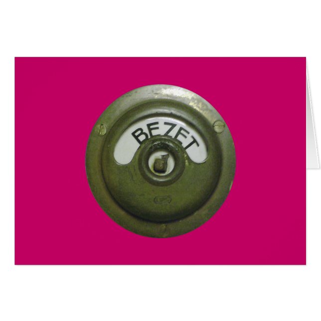 Bezet, ockuperad hälsningskort (Framsidan Horizontal)