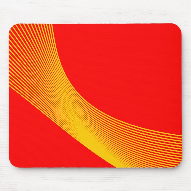 Bézier Kurvor - Amber on Red Musmatta (Framsidan)