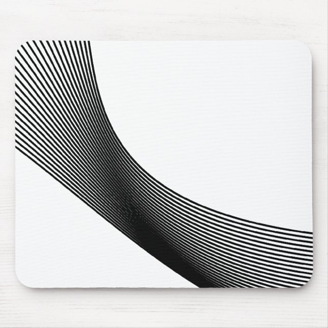 Bézier Kurvor - Svartvit Musmatta (Framsidan)