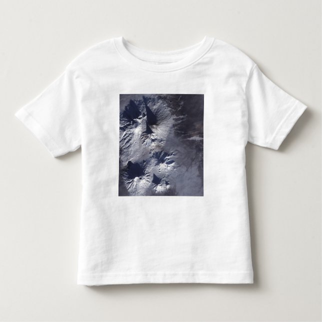 Bezymianny Volcano uppvisar en blygsam plume T-shirt (Framsida)