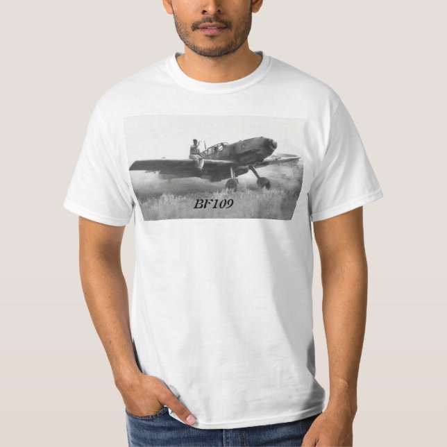 BF109 e um mecanico T Shirt (Framsida)