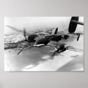 Bf110 Zerstoerer - strid av Britannien 1940 Poster