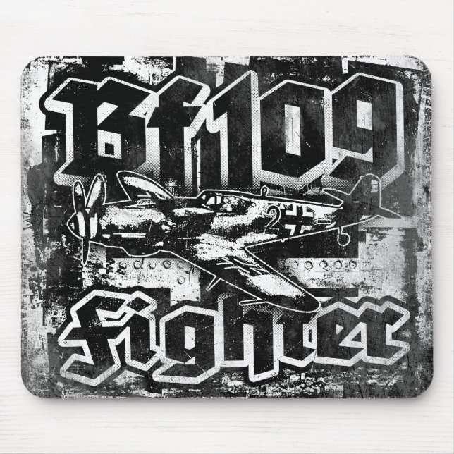 Bf 109 Mouse Pad Mousepad Musmatta (Framsidan)