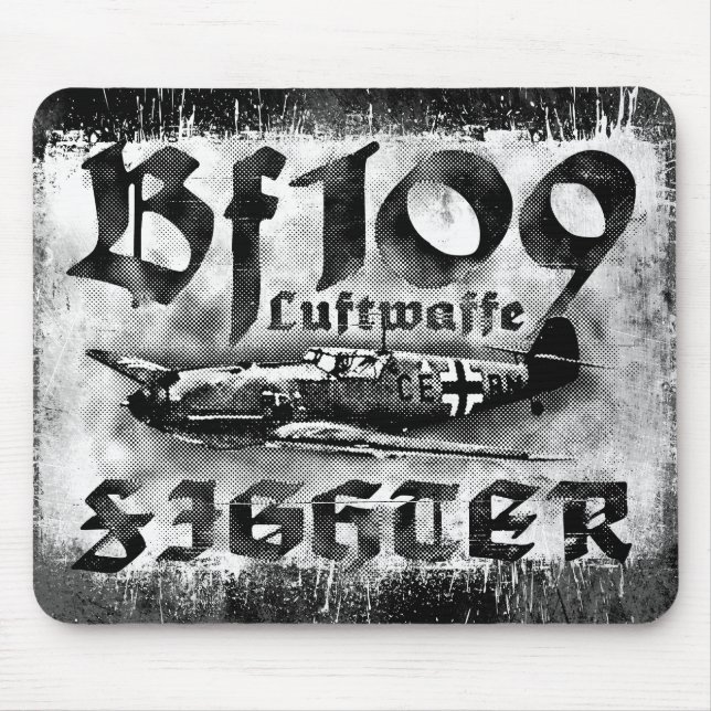 Bf 109 Mousepad Musmatta (Framsidan)
