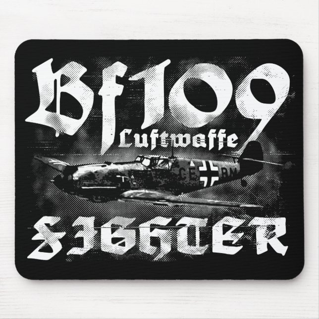 Bf 109 Mousepad Musmatta (Framsidan)