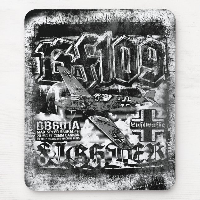 Bf 109 musmatta (Framsidan)