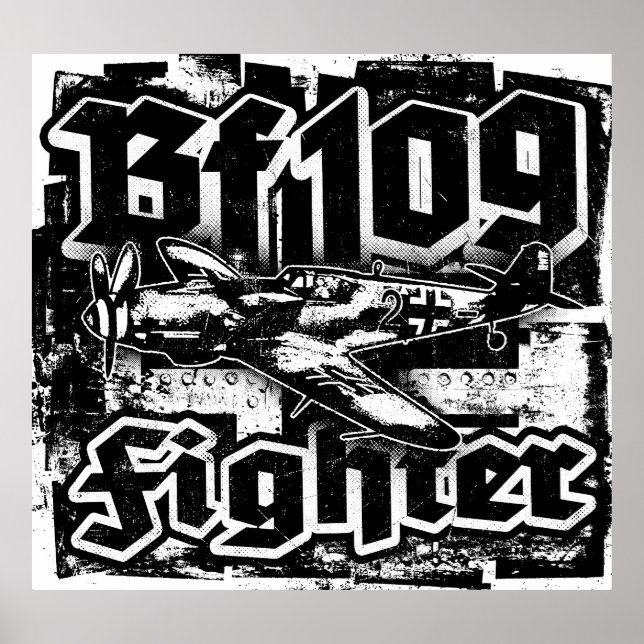 Bf 109 Poster Poster (Framsidan)