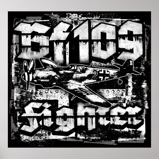 Bf 109 Poster Poster (Framsidan)