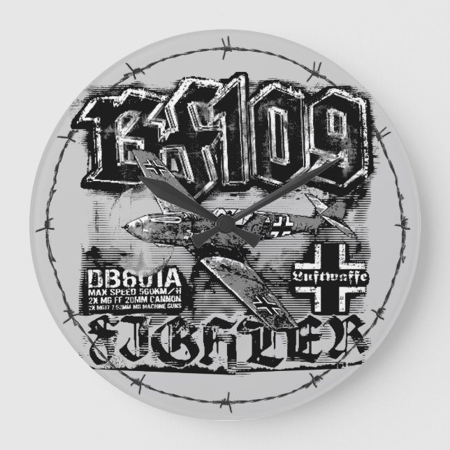 Bf 109 stor klocka (Framsida)