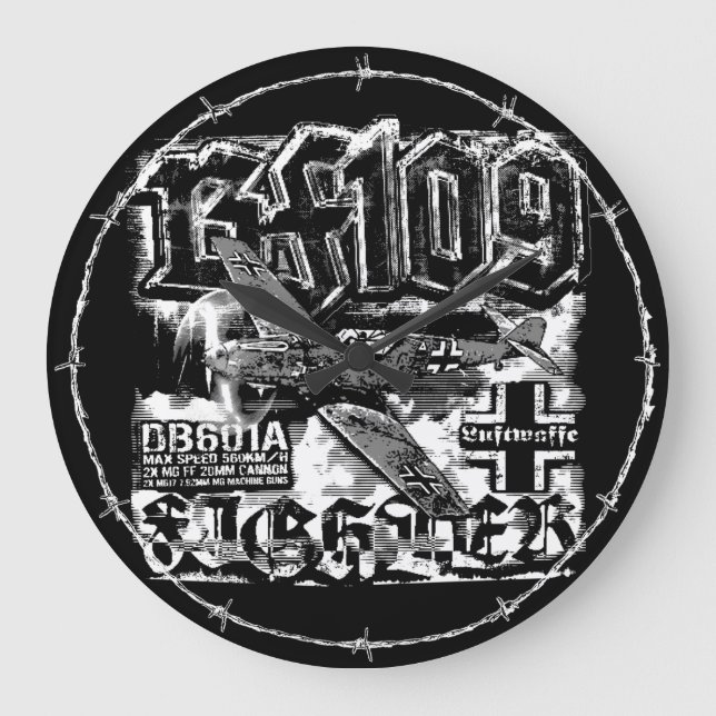 Bf 109 stor klocka (Framsida)
