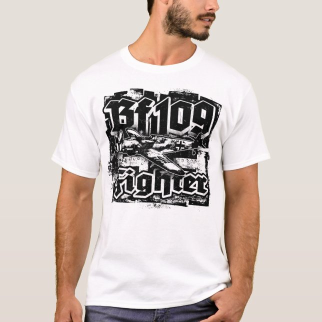 Bf 109 T-Shirt T-Shirt (Framsida)