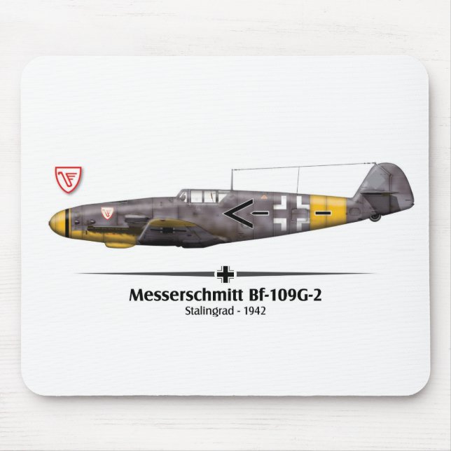 Bf-109G-2 - Luftwaffe - Stalingrad Battle - 1942 Musmatta (Framsidan)