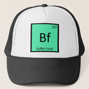 Bf - Buffet Froid Kemisk Periodiska Systemets Symb Keps
