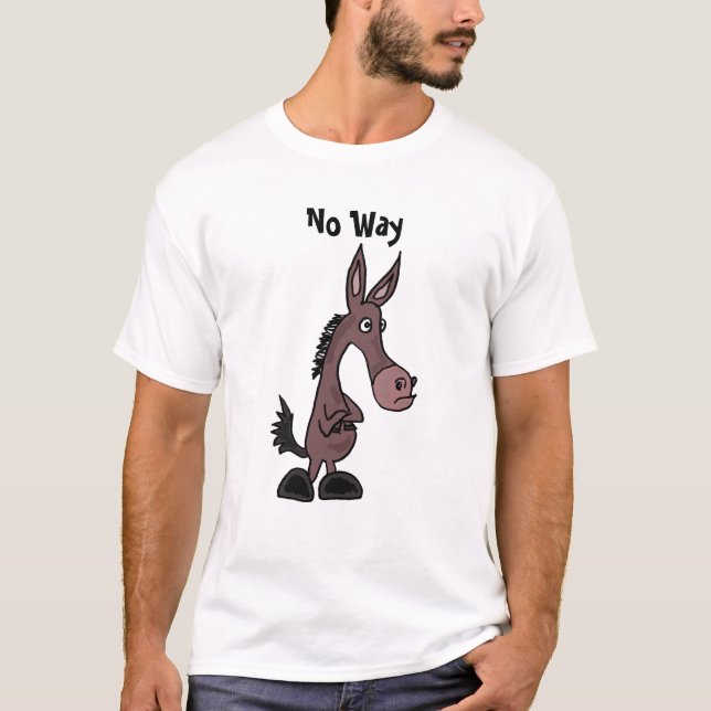 BF ingen långt MuleT-tröja Tee Shirt (Framsida)