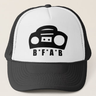 BFAB-~ som är född från en boombox Truckerkeps
