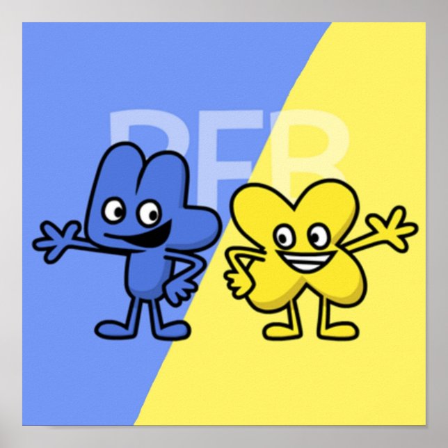 BFB 4- och X-design Poster (Framsidan)
