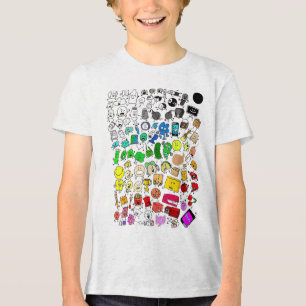Bfdi Inanimate Insanity Alla tecken _1 T Shirt
