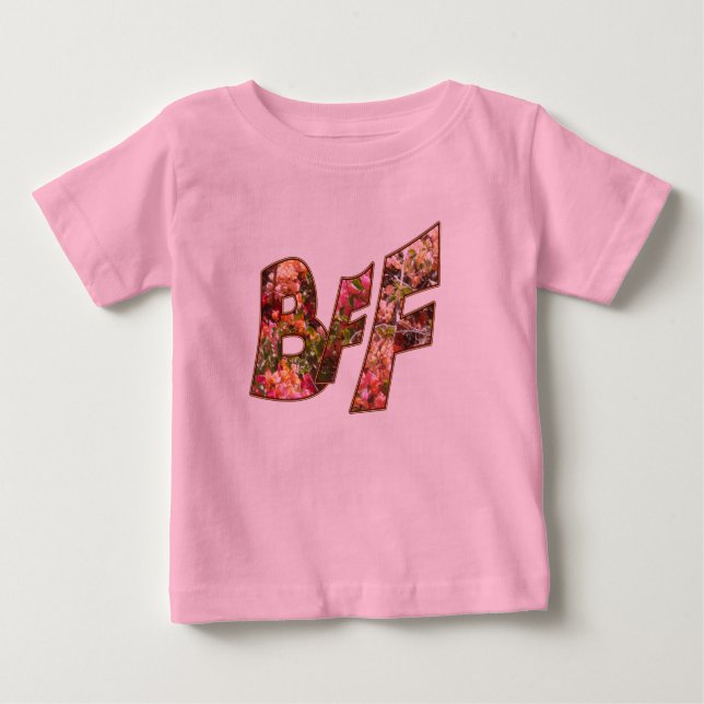 BFF Baby T-Shirt Anpassade (Framsida)