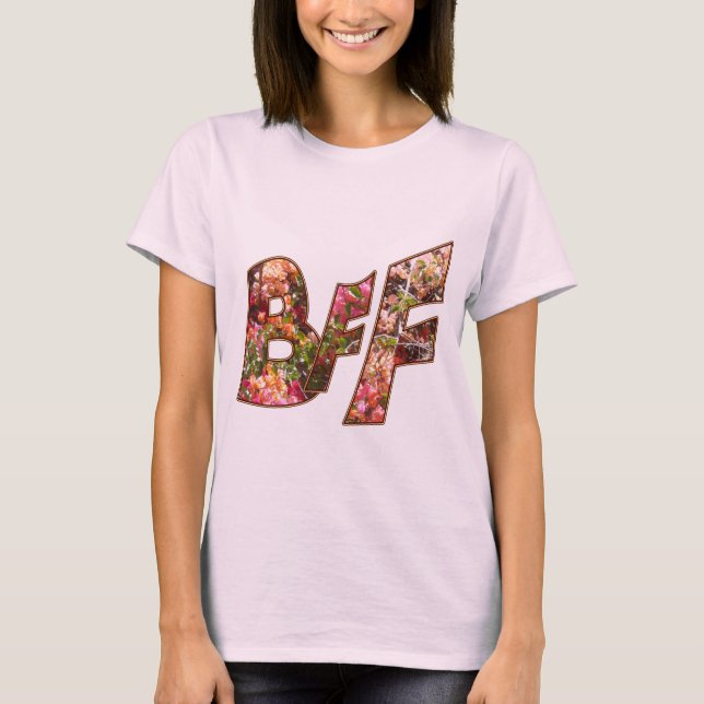 BFF Basic T-Shirt-Anpassade Tee (Framsida)