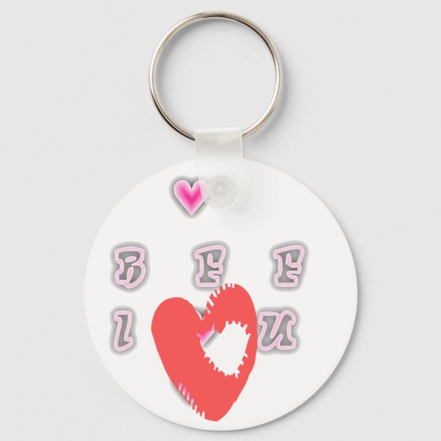 BFF Bästa vän för alltid BFF. Nyckelring (Framsida)