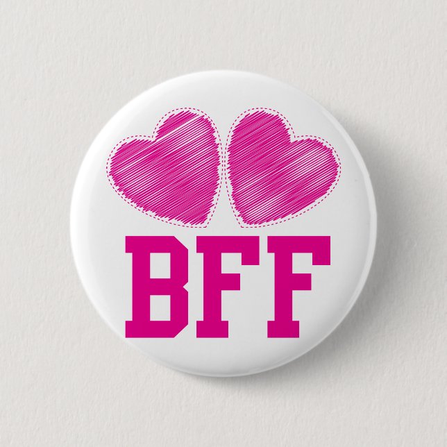 BFF-bästa vänför evigt!!! fantastisk! Knapp (Framsida)