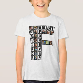 BFF Bästa vänner för 15 fotokollage-mall T Shirt