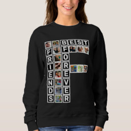 BFF Bästa vänner för 15 fotokollage-mall T Shirt