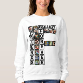 BFF Bästa vänner för 15 fotokollage-mall T Shirt
