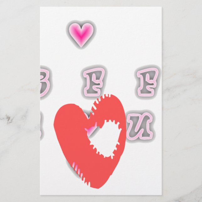 BFF. Bästa vänner för alltid: Jag kärlekar din tex (Framsida)