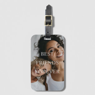 BFF Bästa vänner för alltid Resväskemärke Bagagebricka