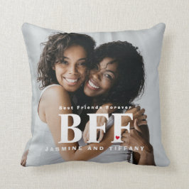 BFF Bästa vänner för Bestie Heart Photo Pillow Kudde