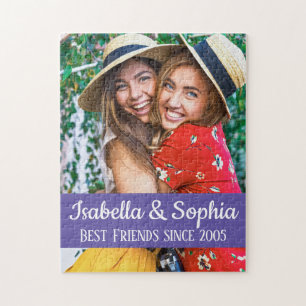 BFF Bästa vänner-trendiget - foto av modern anpass Pussel
