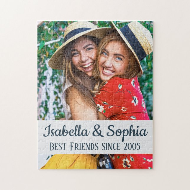 BFF Bästa vänner-trendiget - foto av modern anpass Pussel (Vertikal)